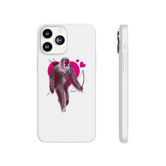 Funny Bigfoot Cupid Cute Sasquatch Lover Valentine Gift Tee Phonecase iPhone | Mazezy