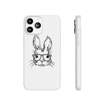 Funny Bunny Rabbit With Leopard Glasses Phonecase iPhone | Mazezy