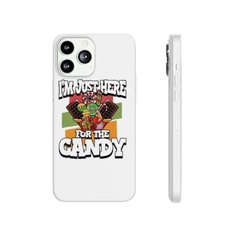 Funny I'm Just Here For The Candy Halloween Party Costume Phonecase iPhone | Mazezy