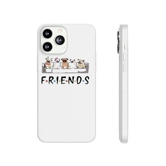 Funny Pug Friends Pug Dog Lover Happy Holiday Gift Phonecase iPhone | Mazezy