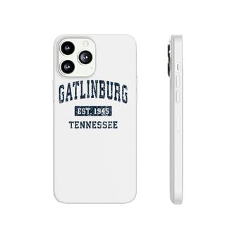 Gatlinburg Tennessee Tn Vintage Sports Design Navy Phonecase iPhone | Mazezy