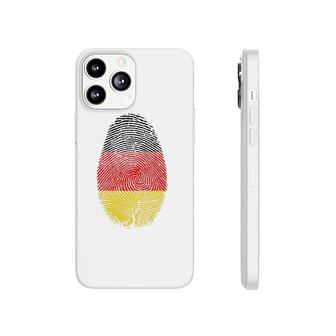 Germany Flag Fingerprint It Is In My Dna Gift For Germans Phonecase iPhone | Mazezy