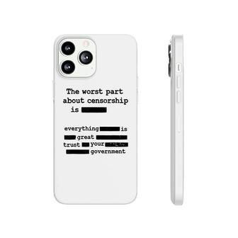 Government The Worst Part Phonecase iPhone | Mazezy UK