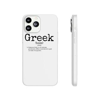 Greek Definition Greece Vintage Flag Greek Pride Phonecase iPhone | Mazezy
