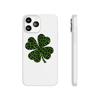 Green Leopard Shamrock Funny Irish Clover St Patrick's Day Tank Top Phonecase iPhone | Mazezy