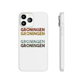 Groningen Netherlands Vintage 80'S Style Phonecase iPhone | Mazezy UK