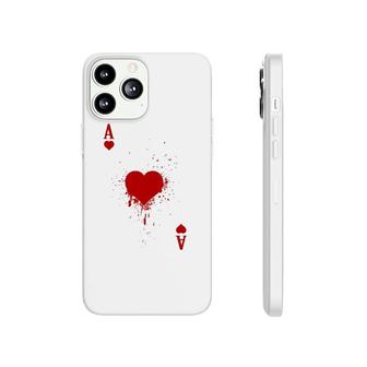 Group Matching Halloween Costume Play Cards Ace Of Hearts Phonecase iPhone | Mazezy