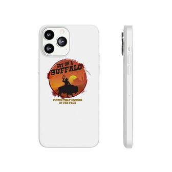 Guy On A Buffalo Sunset Possum Posse Funny Phonecase iPhone | Mazezy