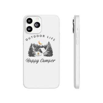 Happy Camper Outdoor Life Forest Camp Camping Nature Vintage Phonecase iPhone | Mazezy