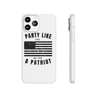 Happy Fourth Of July Party Like A Patriot Fun American Flag Phonecase iPhone | Mazezy DE
