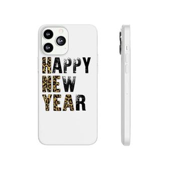 Happy New Year 2022 New Year's Eve Confetti Leopard Nye Party Phonecase iPhone | Mazezy