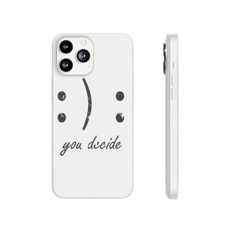 Happy Or Sad Face You Decide Dark Phonecase iPhone | Mazezy