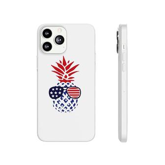 Hawaiian Pineapple American Flag Sunglasses 4Th Of July Phonecase iPhone | Mazezy