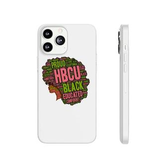 Hbcu Black And Educated Pink And Green Afro Phonecase iPhone | Mazezy