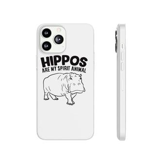 Hippos Are My Spirit Animal Funny Hippopotamus Phonecase iPhone | Mazezy
