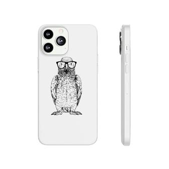 Hipster African Grey Parrot In Nerd Glasses Animal Phonecase iPhone | Mazezy
