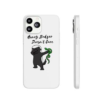 Honey Badger Doesn't Care Funny Dabbing Animals Phonecase iPhone | Mazezy