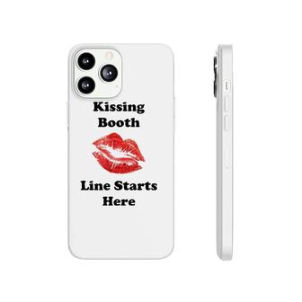 Hot Lips Kissing Booth Line Starts Here Phonecase iPhone | Mazezy DE