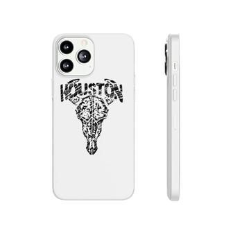 Houston, Tx, Cow Skull Distressed Phonecase iPhone | Mazezy