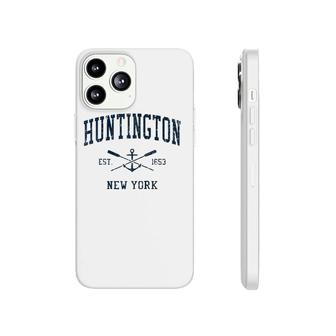 Huntington Ny Vintage Navy Crossed Oars & Boat Anchor Phonecase iPhone | Mazezy