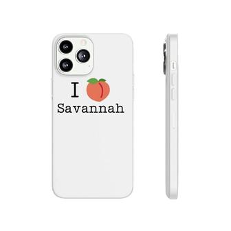 I Heart Savannah Georgia Love Peach Forsyth Park Phonecase iPhone | Mazezy