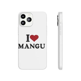 I Love Mangu Dominican Love Heart Phonecase iPhone | Mazezy