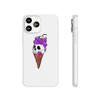 Ice Cream Skull I Summer Goth Phonecase iPhone