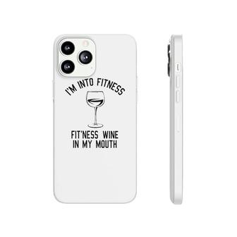Im Into Fitness Fitness Wine Phonecase iPhone | Mazezy