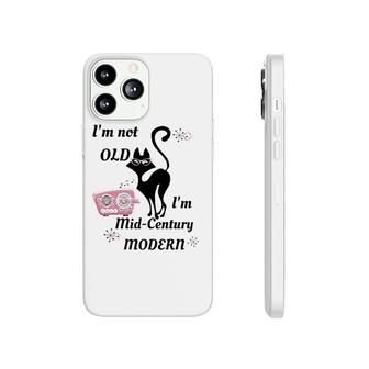 I'm Not Old I'm Mid-Century Modern Retro Cat & Radio Design Phonecase iPhone | Mazezy