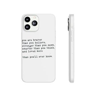 Inspirational Quotes Letter Printing Phonecase iPhone | Mazezy