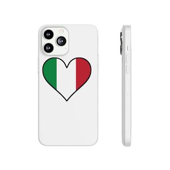 Italian Flag Heart Cute Italy Phonecase iPhone | Mazezy