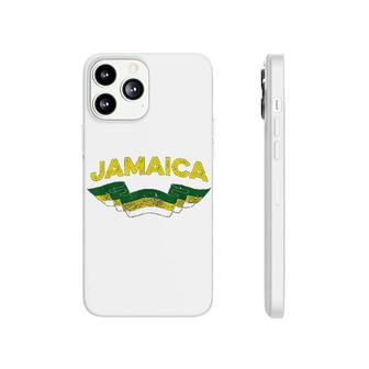 Jamaica Distressed Flag Banner Jamaican Phonecase iPhone | Mazezy