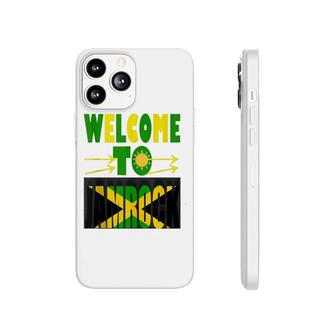 Jamaica Flag In Jamrock,Welcome To Jamrock, Jamaican Phonecase iPhone | Mazezy