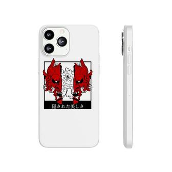Japanese Demon Art Flower Devil Oni Harajuku Aesthetic Phonecase iPhone | Mazezy