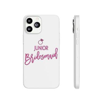 Jr Bridesmaid And Ring Script Pink Phonecase iPhone | Mazezy