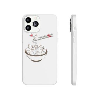 Kawaii Cats Pets Ramen Noodles Japanese Sushi Pet Phonecase iPhone | Mazezy