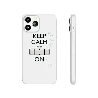 Keep Calm And Carry On Phonecase iPhone | Mazezy
