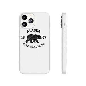 Keep Wandering Alaska Hiking Bear Phonecase iPhone | Mazezy