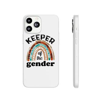 Keeper Of The Gender Rainbow Gender Reveal Baby Shower Phonecase iPhone