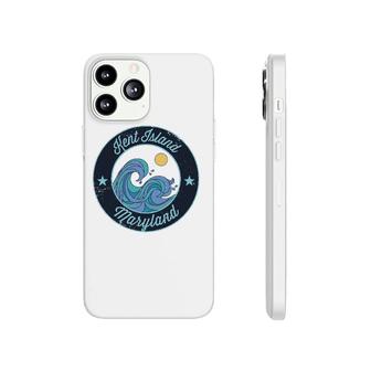 Kent Island Md Maryland Souvenir Nautical Surf Graphic Phonecase iPhone | Mazezy