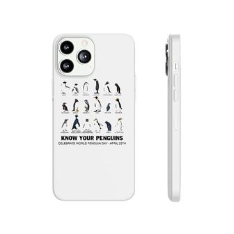 Know Your World Penguin Celebrate World Penguin Day April 25 Ver2 Phonecase iPhone | Mazezy