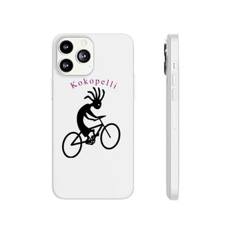 Kokopelli Biking Native Flute Player Riding His Bike Phonecase iPhone | Mazezy