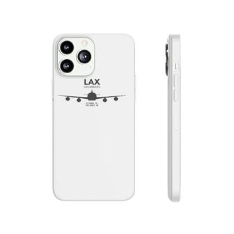 Lax Los Angeles Airport Airline Tag Travel Pilot Tee Phonecase iPhone | Mazezy