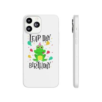 Leap Day Birthday Gift February 29Th Funny Leap Year Frog Phonecase iPhone | Mazezy