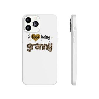 Leopard I Love Being Granny White Phonecase iPhone | Mazezy