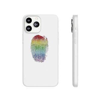 Lgbt Gay Pride Rainbow Thumbprint Phonecase iPhone | Mazezy DE