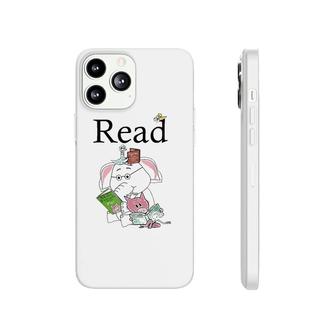 Library Read Book Club Piggie Elephant Pigeons Funny Phonecase iPhone | Mazezy