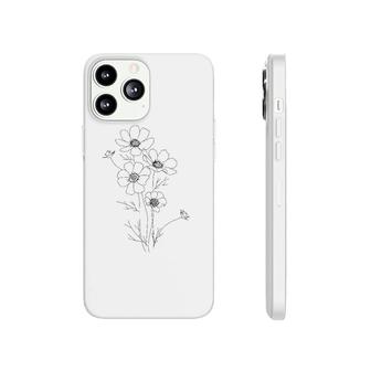 Line Art Flowers Botanical Minimalist Abstract Fashion Phonecase iPhone | Mazezy