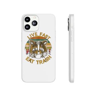 Live Fast Eat Trash Funny Raccoon Phonecase iPhone | Mazezy