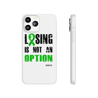Losing Is Not An Option - Empower Fight Inspire Phonecase iPhone | Mazezy